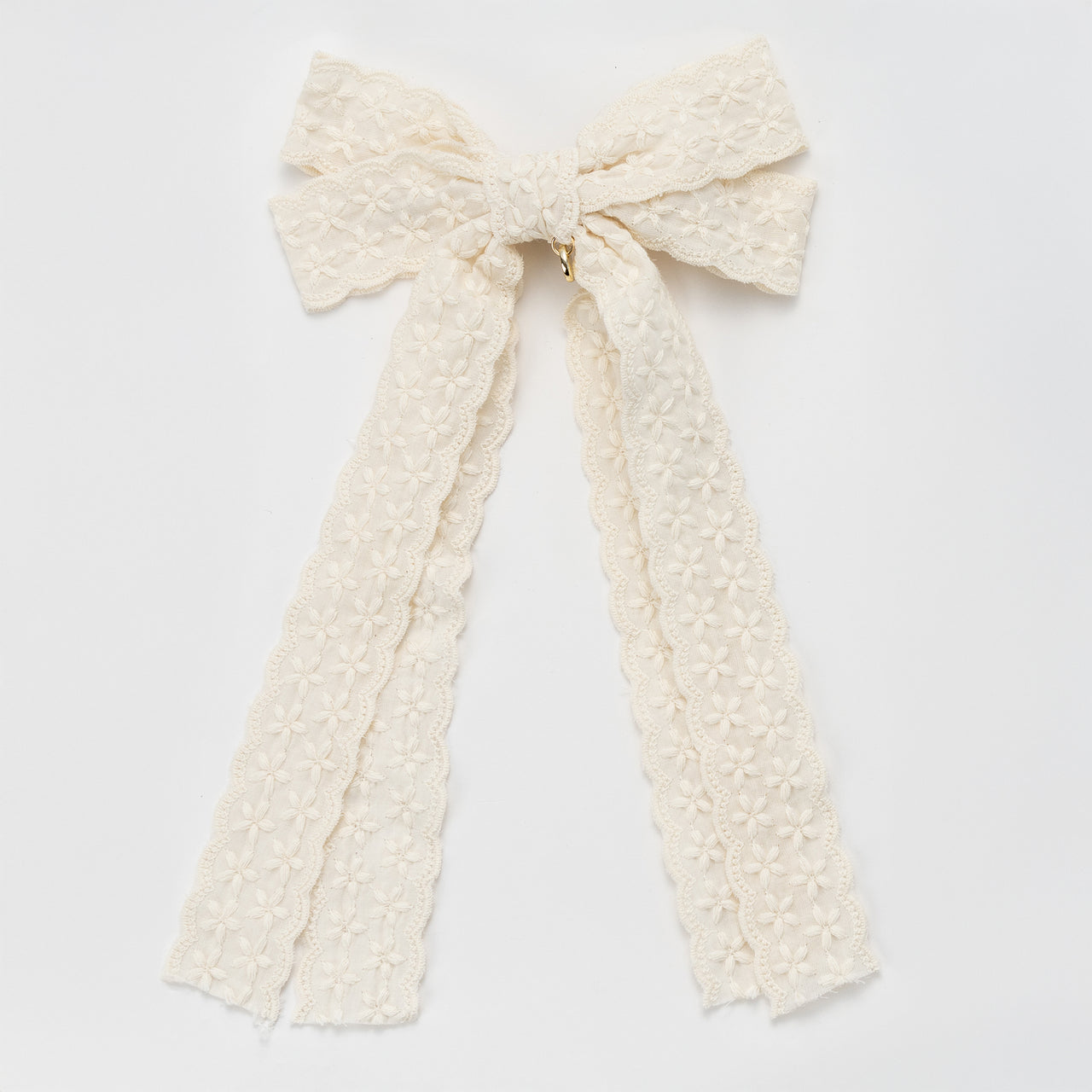 Nana Lace Long Bow Clip