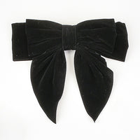 Velvet Bow Clip
