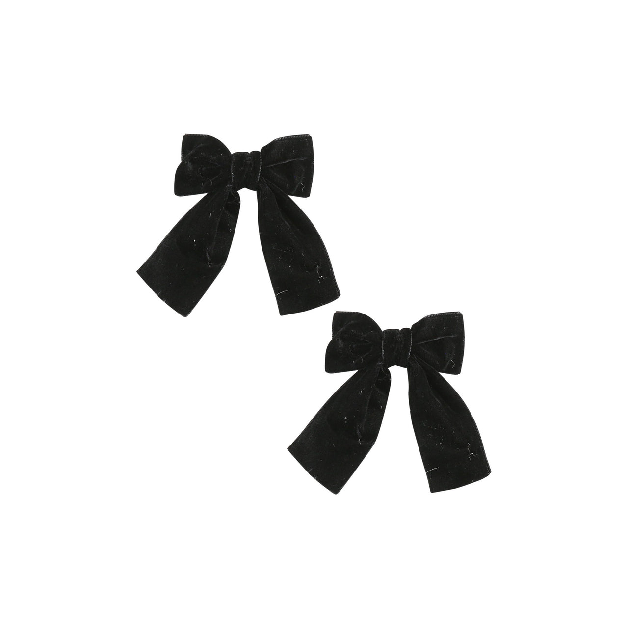 Hadas 2 PK Velvet  Bow Clip