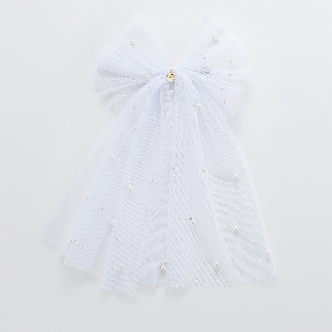 Nana Tulle Pearls Clip