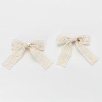 Nana 2PK Lace Bow Clip