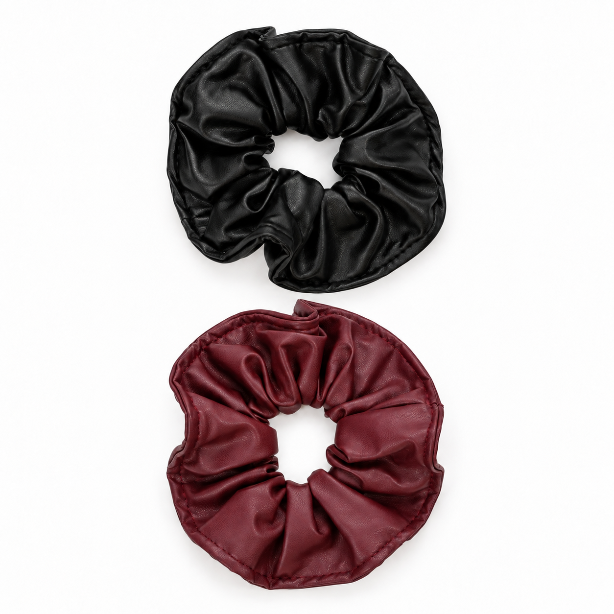 Nana Leather Scrunchie