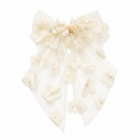 Nana Mesh Flower Bow Clip