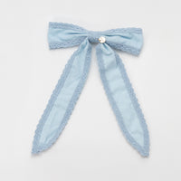 Nana Lace Edge Bow Clip