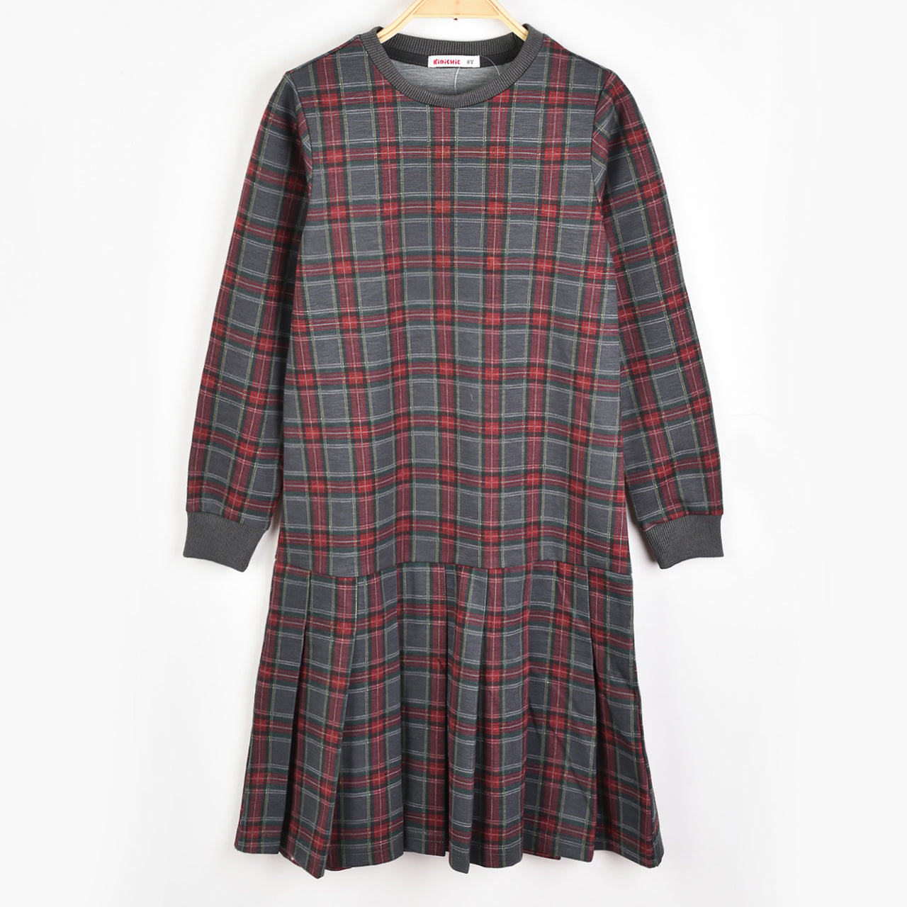Checkered Print Dress