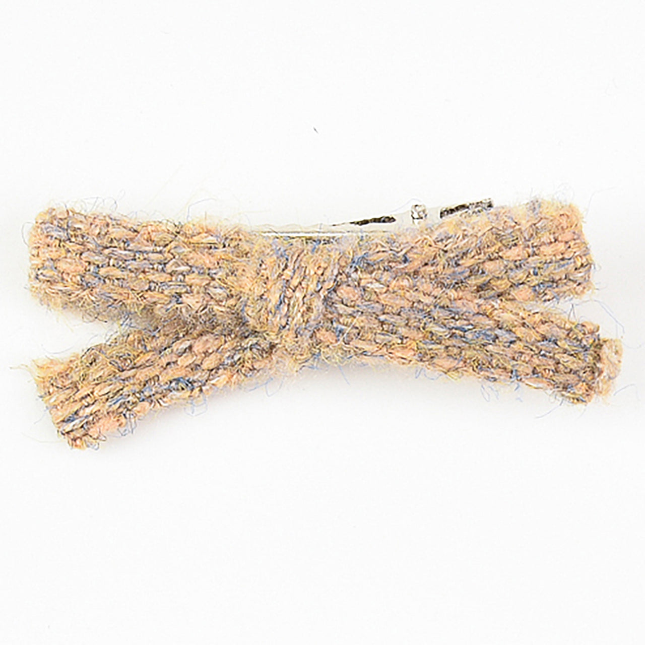 Tweed Mini Bow Clip