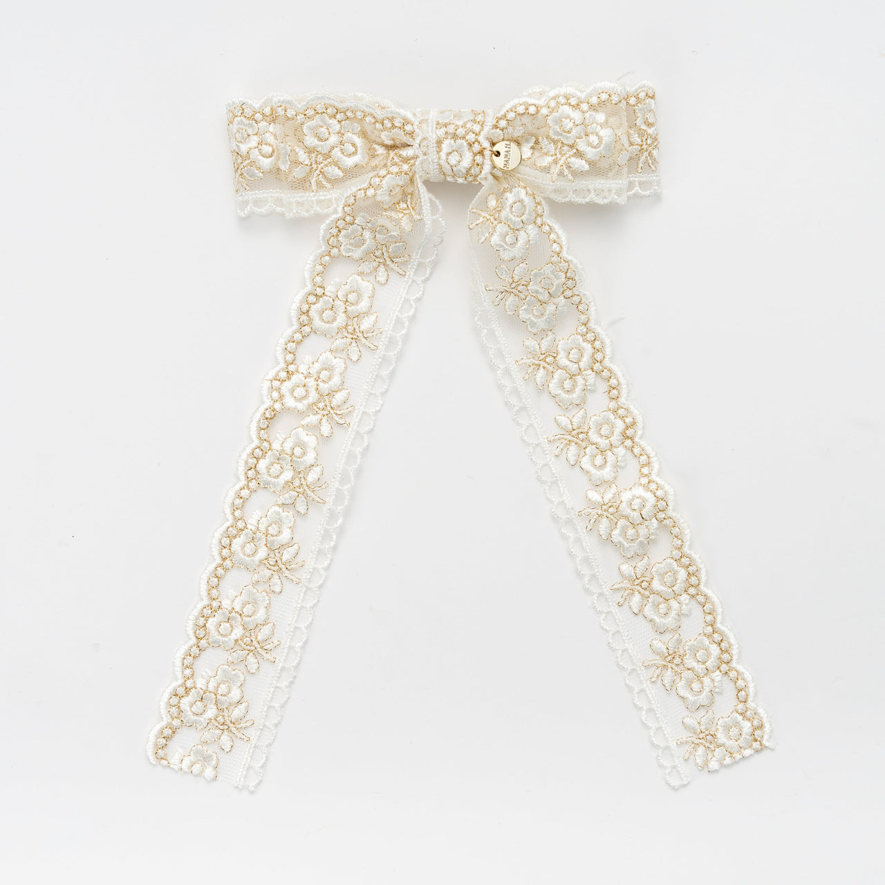 Nana Lace Double Bow Clip