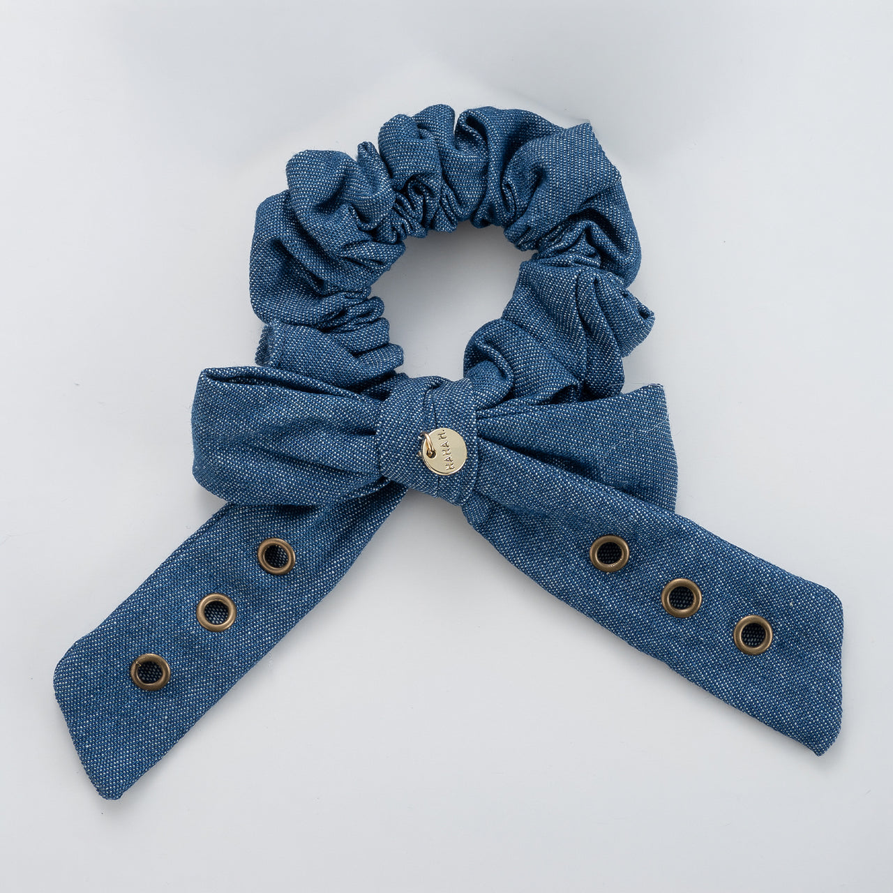 Nana Denim Bow Scrunchie
