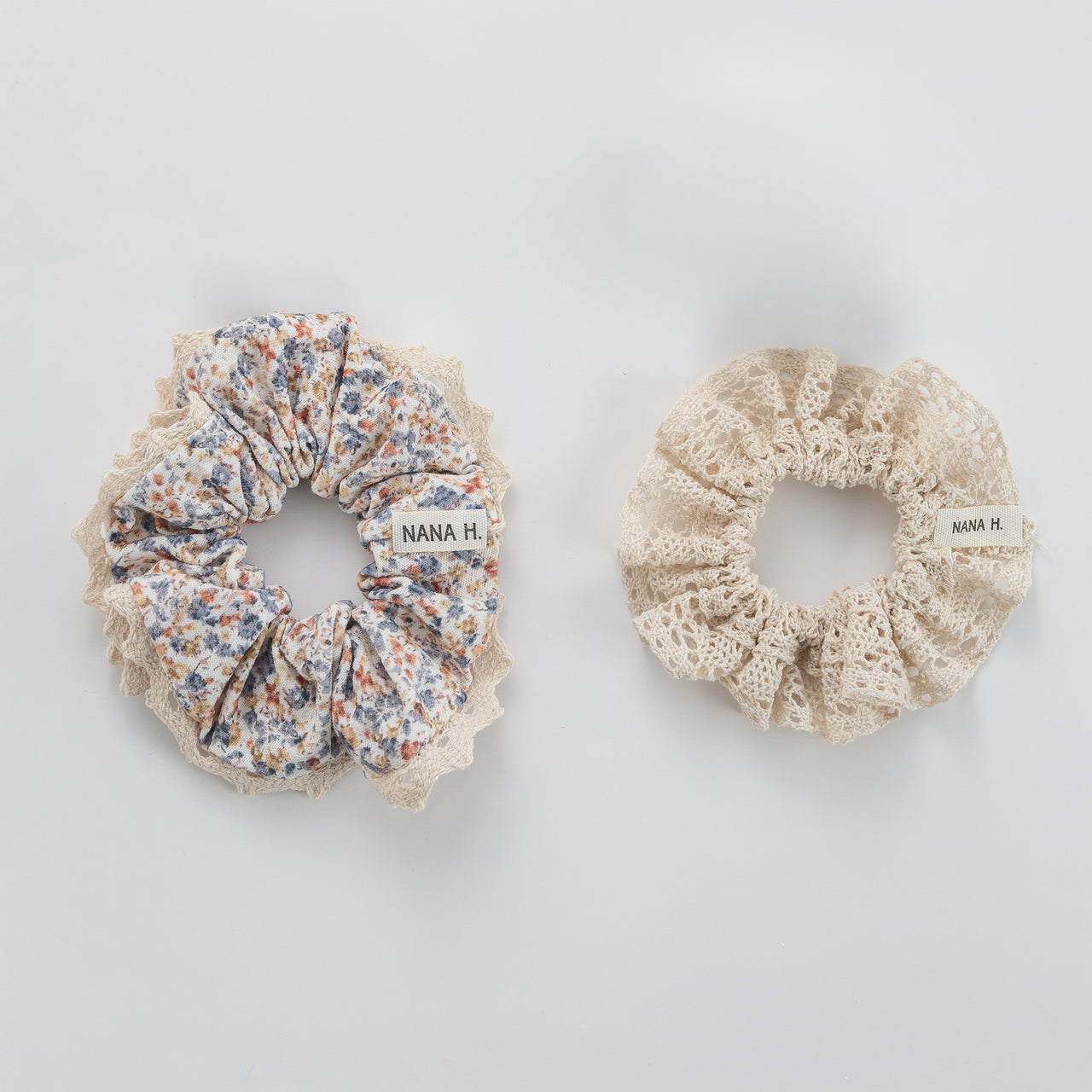 Nana 2PK Floral Scrunchies