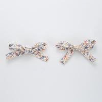 Nana 2PK Floral Mini Bow Clip