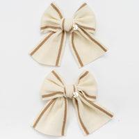 Nana 2PK Knit Bow Clip