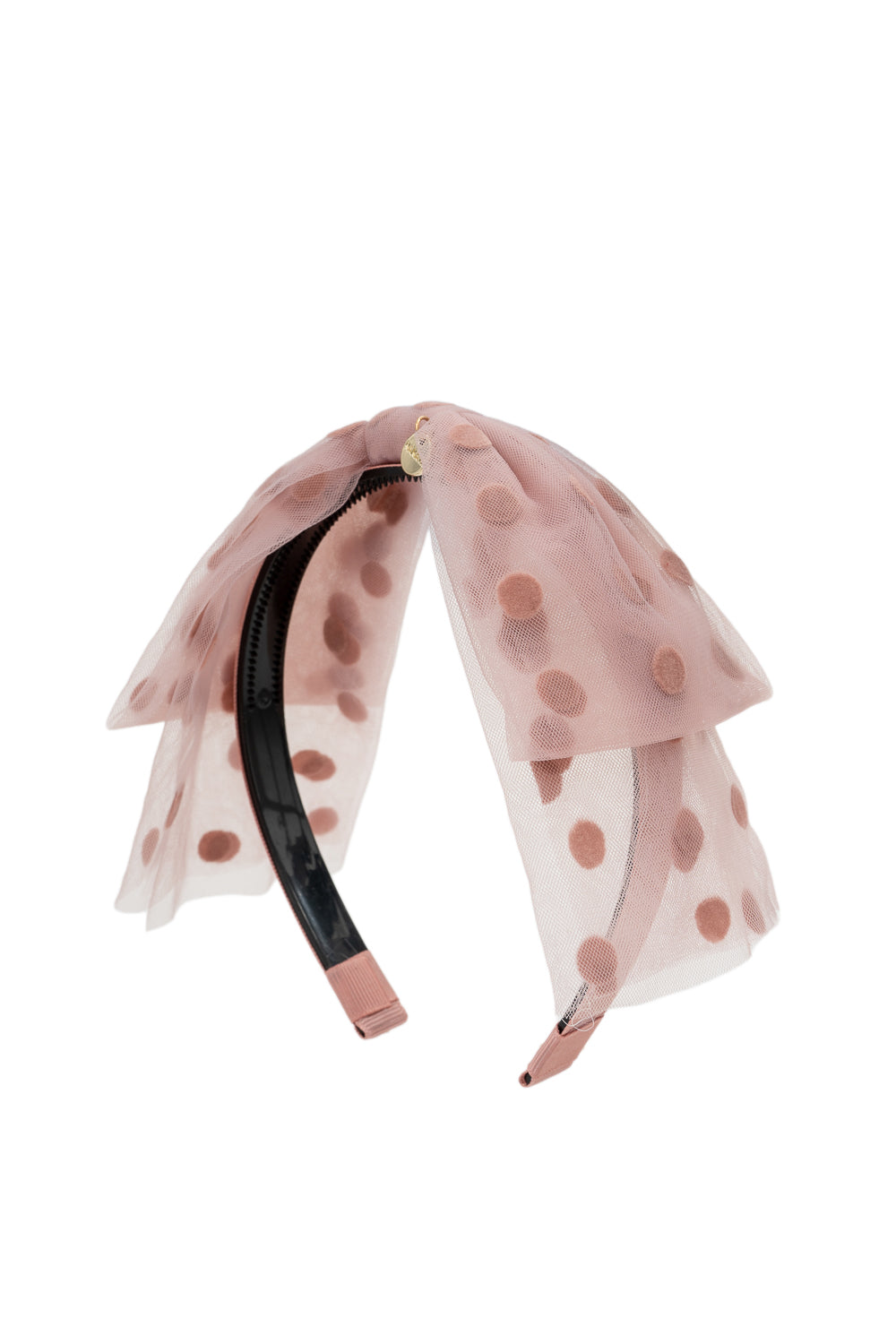 Nana Tulle Polka Dot Bow Headband