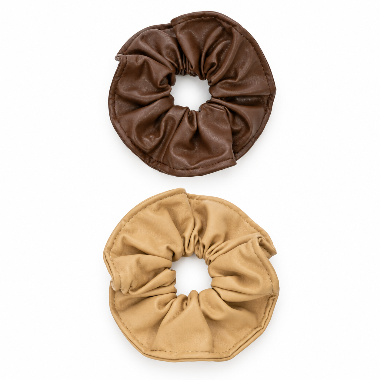 Nana Leather Scrunchie