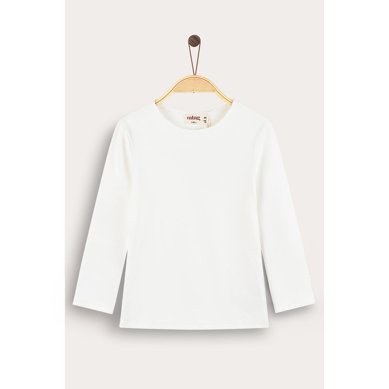 Melange Lycra 3/4-Long Sleeve Shell