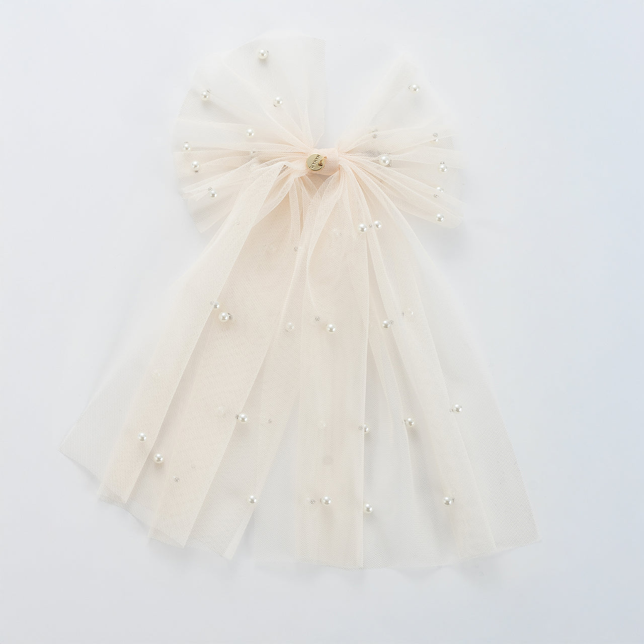 Nana Tulle Pearls Clip