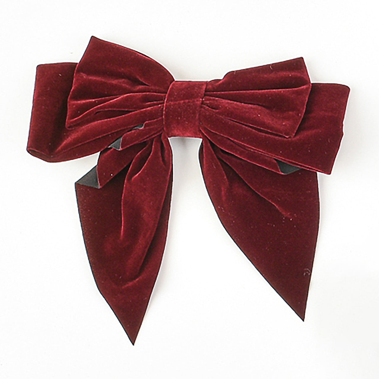 Velvet Bow Clip