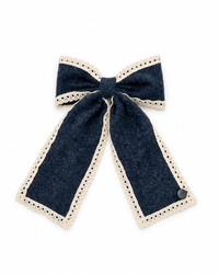 Nana Knit Bow Clip