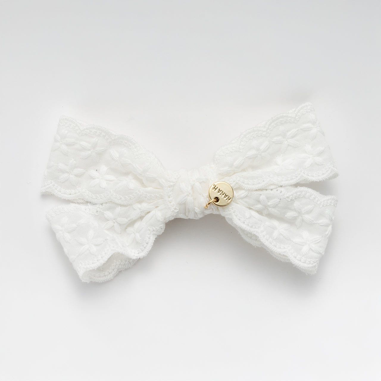 Nana Lace Ribbon Bow Clip