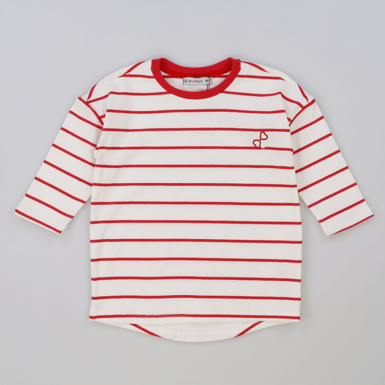 Girls Striped Rib Shirt
