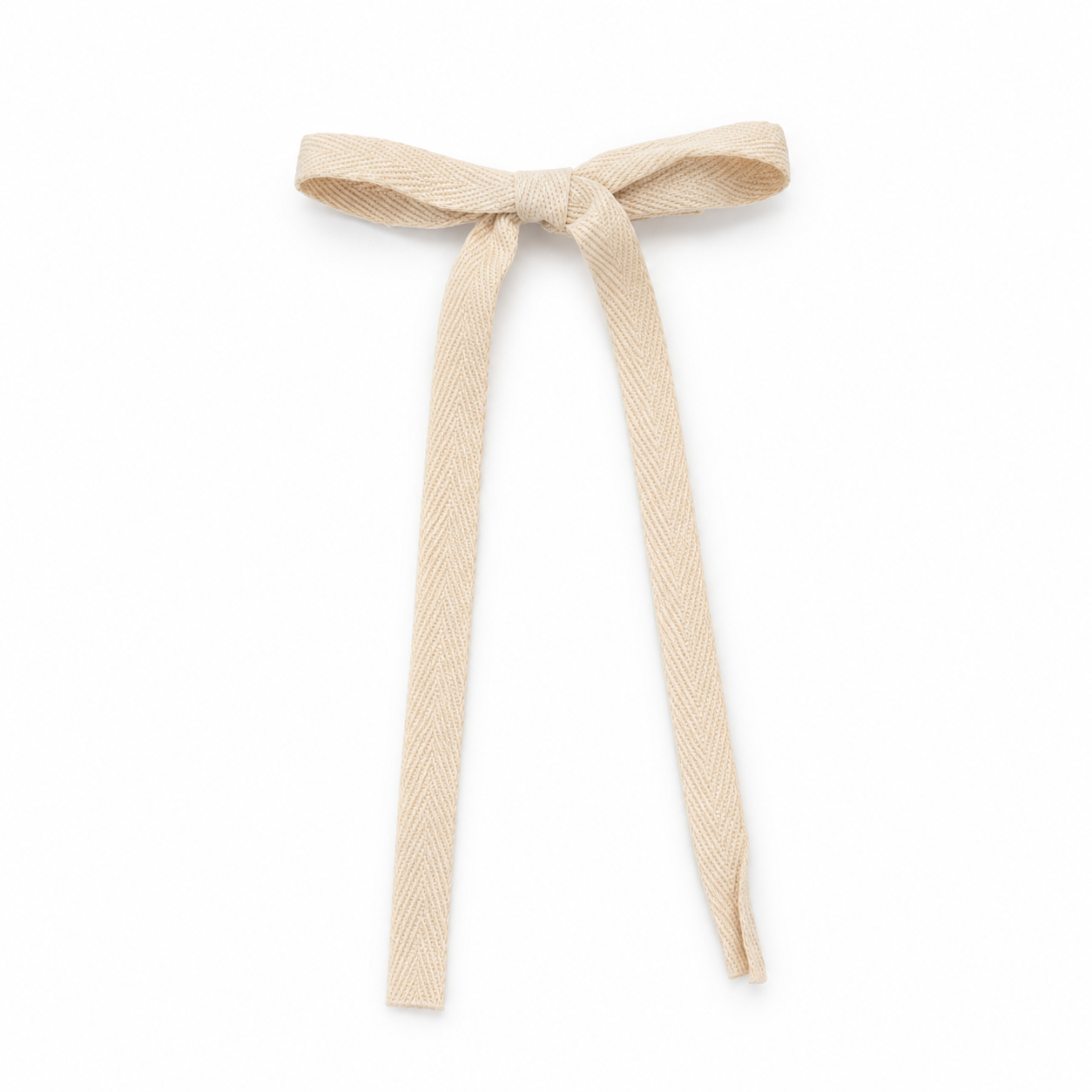 Nana Woven Ribbon Bow Hair Tie