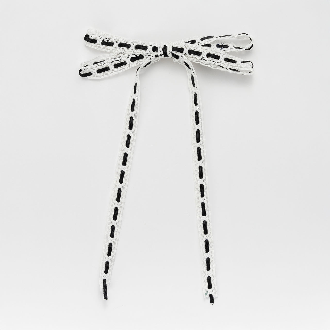 Nana Double Lace Bow Clip