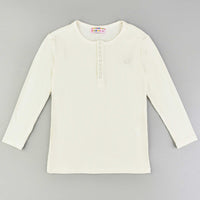 3/4 Sleeve Basic Rib Shirt - Kidichic