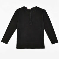3/4 Sleeve Basic Rib Shirt - Kidichic