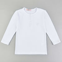 3/4 Sleeve Basic Rib Shirt - Kidichic