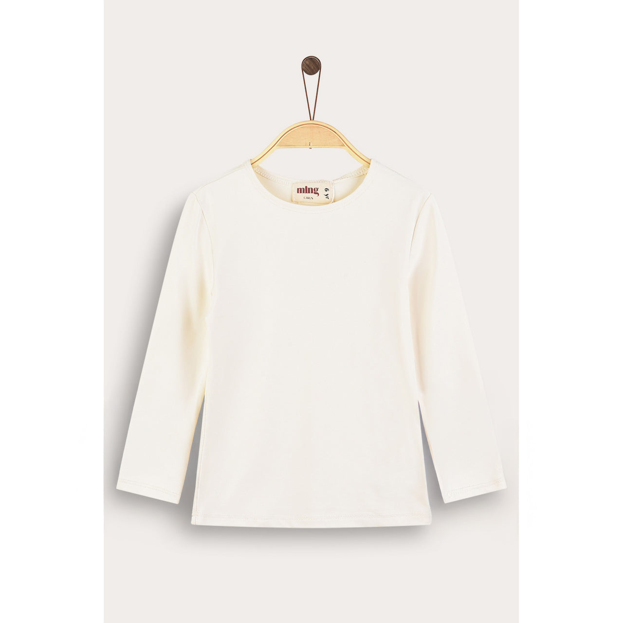 Melange Lycra 3/4-Long Sleeve Shell