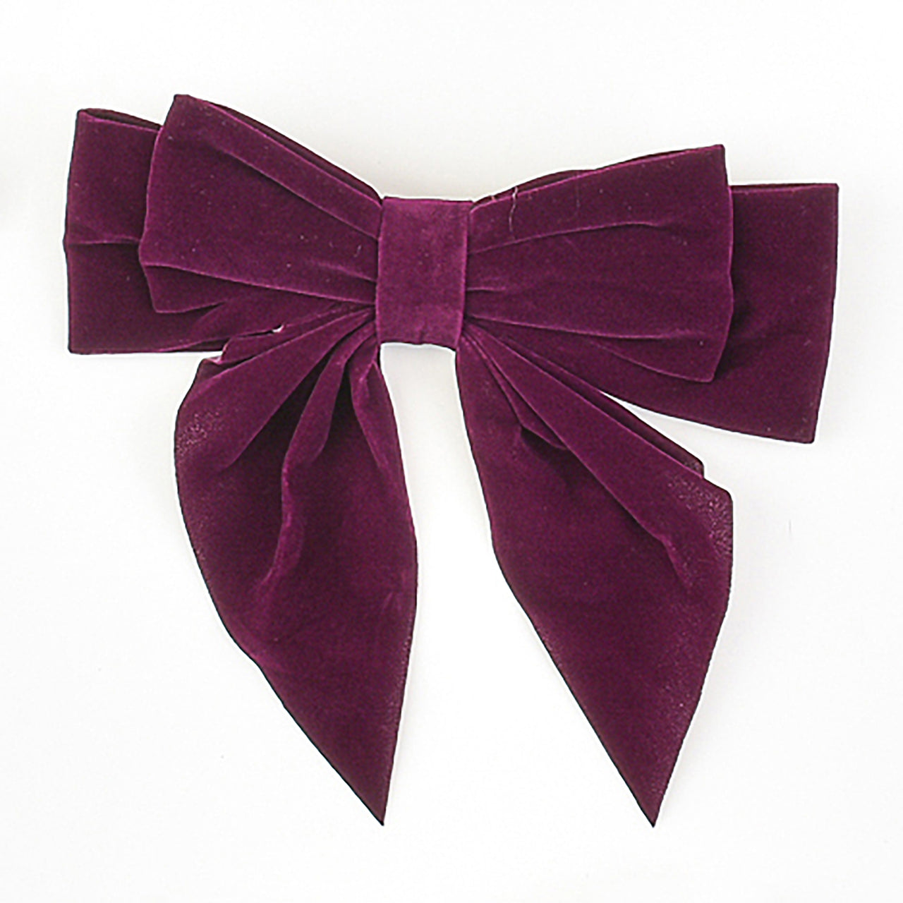 Velvet Bow Clip