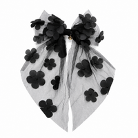 Nana Mesh Flower Bow Clip
