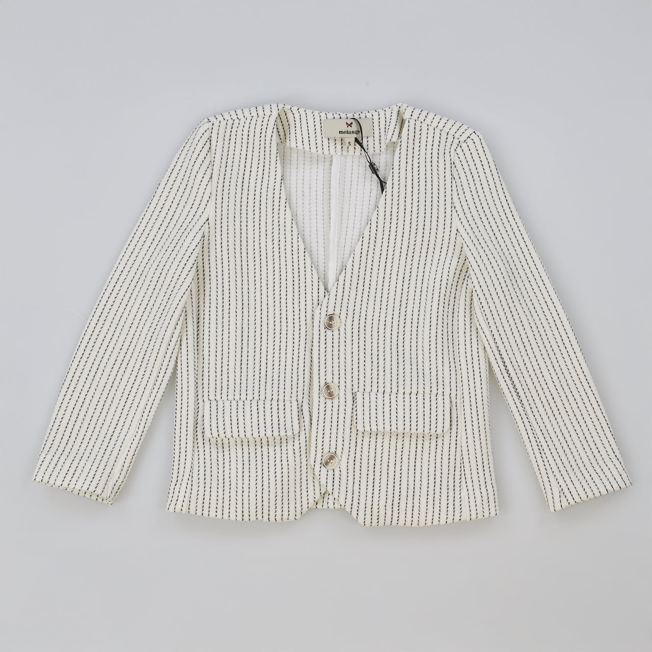 Melange Stripe Blazer