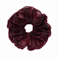 Nana Printed Mesh Scrunchie