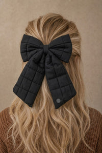 Nana Puffer Bow Clip