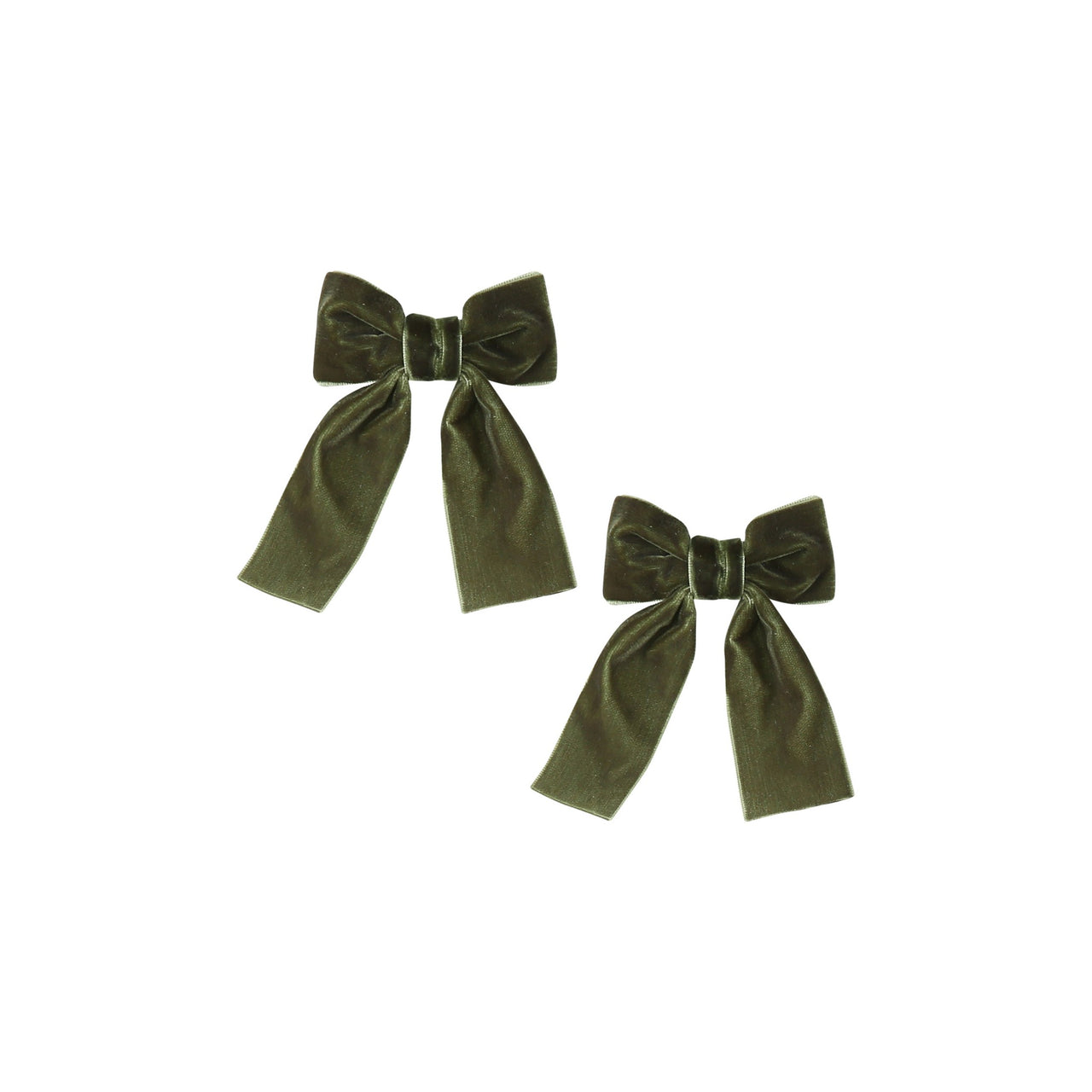 Hadas 2 PK Velvet  Bow Clip