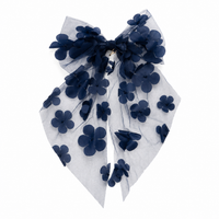 Nana Mesh Flower Bow Clip