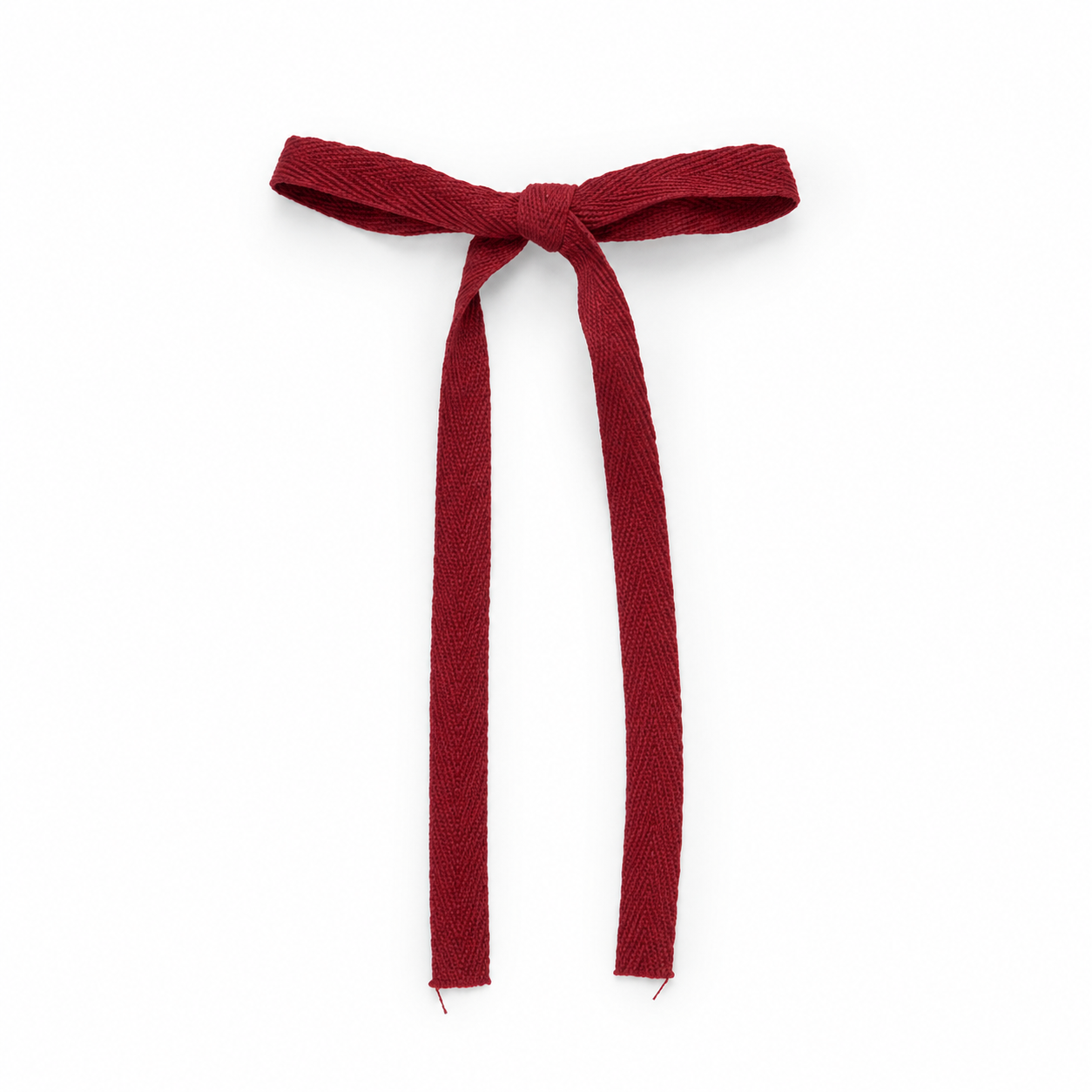 Nana Woven Ribbon Bow Hair Tie
