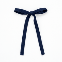 Nana Woven Ribbon Bow Hair Tie