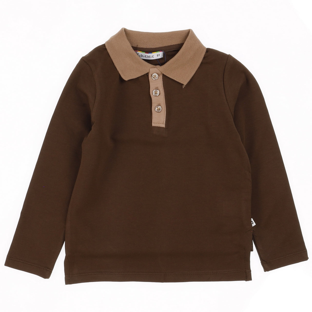 Striped Contrast Polo