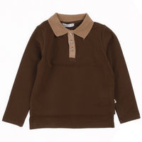 Striped Contrast Polo