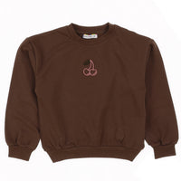 Girls Cherry EMB Sweatshirt
