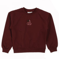 Girls Cherry EMB Sweatshirt