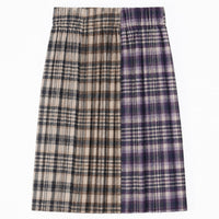 Combinated Pleated Skirt