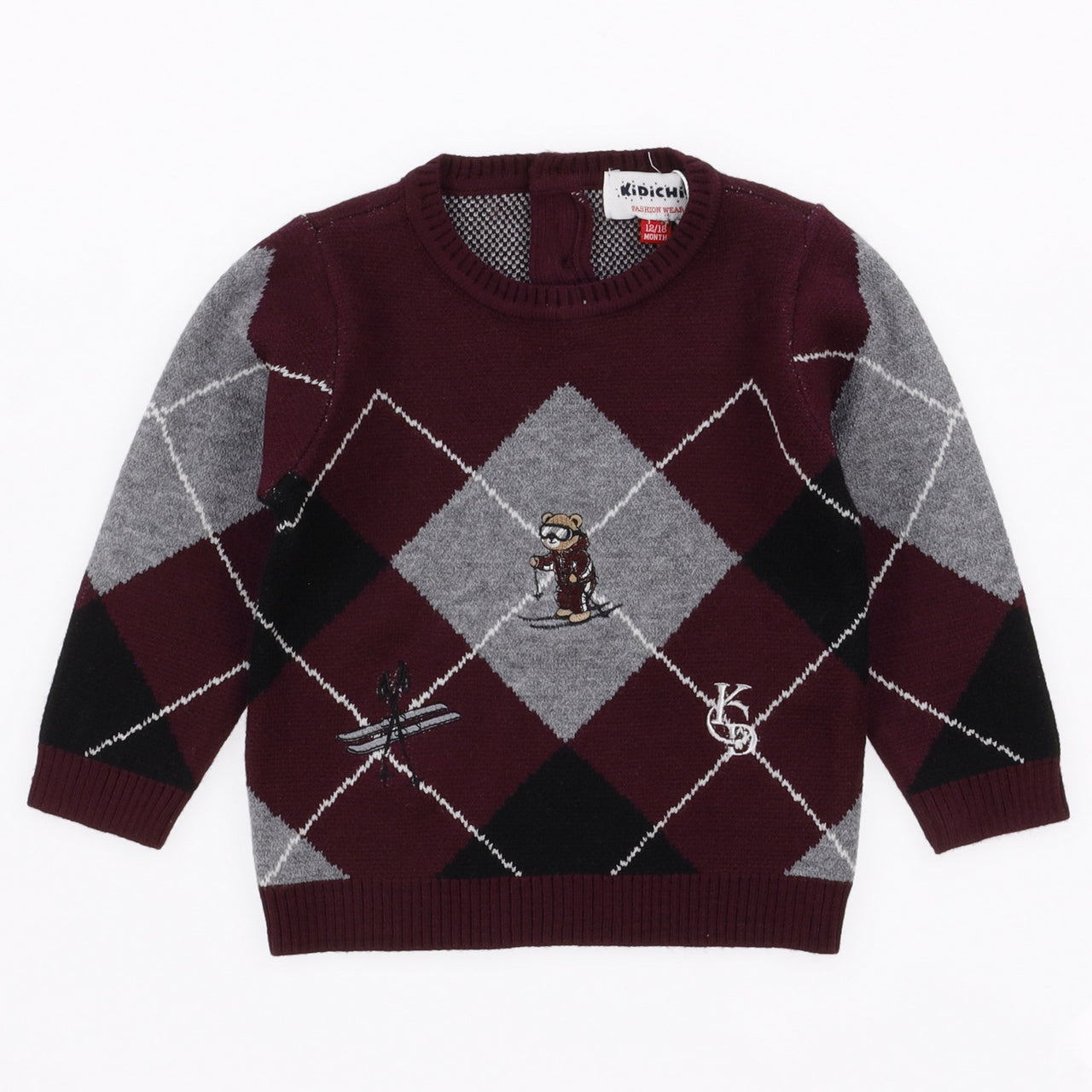 Argyle Baby Sweater