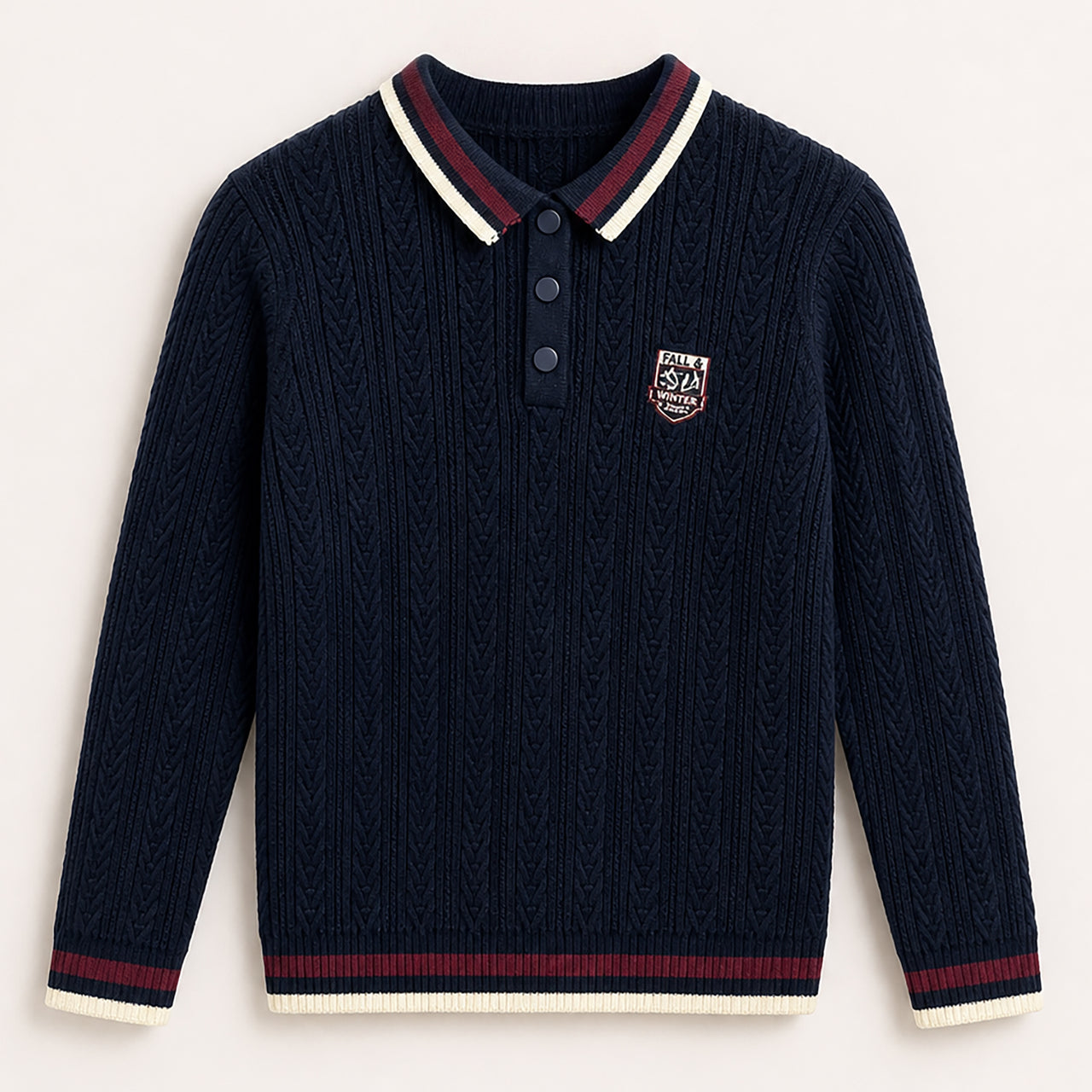 Leo Knit Collar Shirt