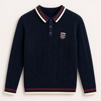 Leo Knit Collar Shirt