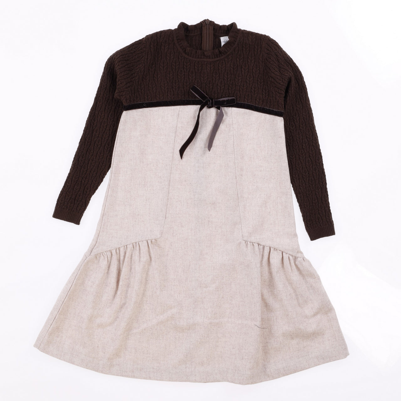 Knit Woven Dress