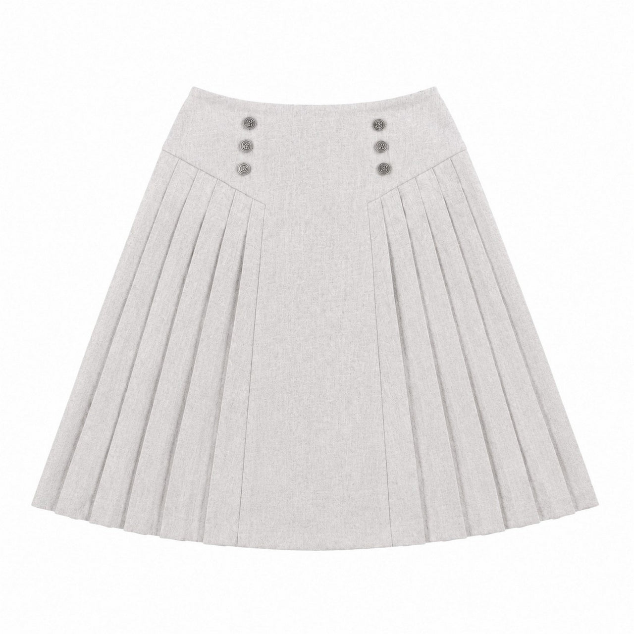 Woven Pleats Skirt