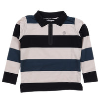 Striped French Polo