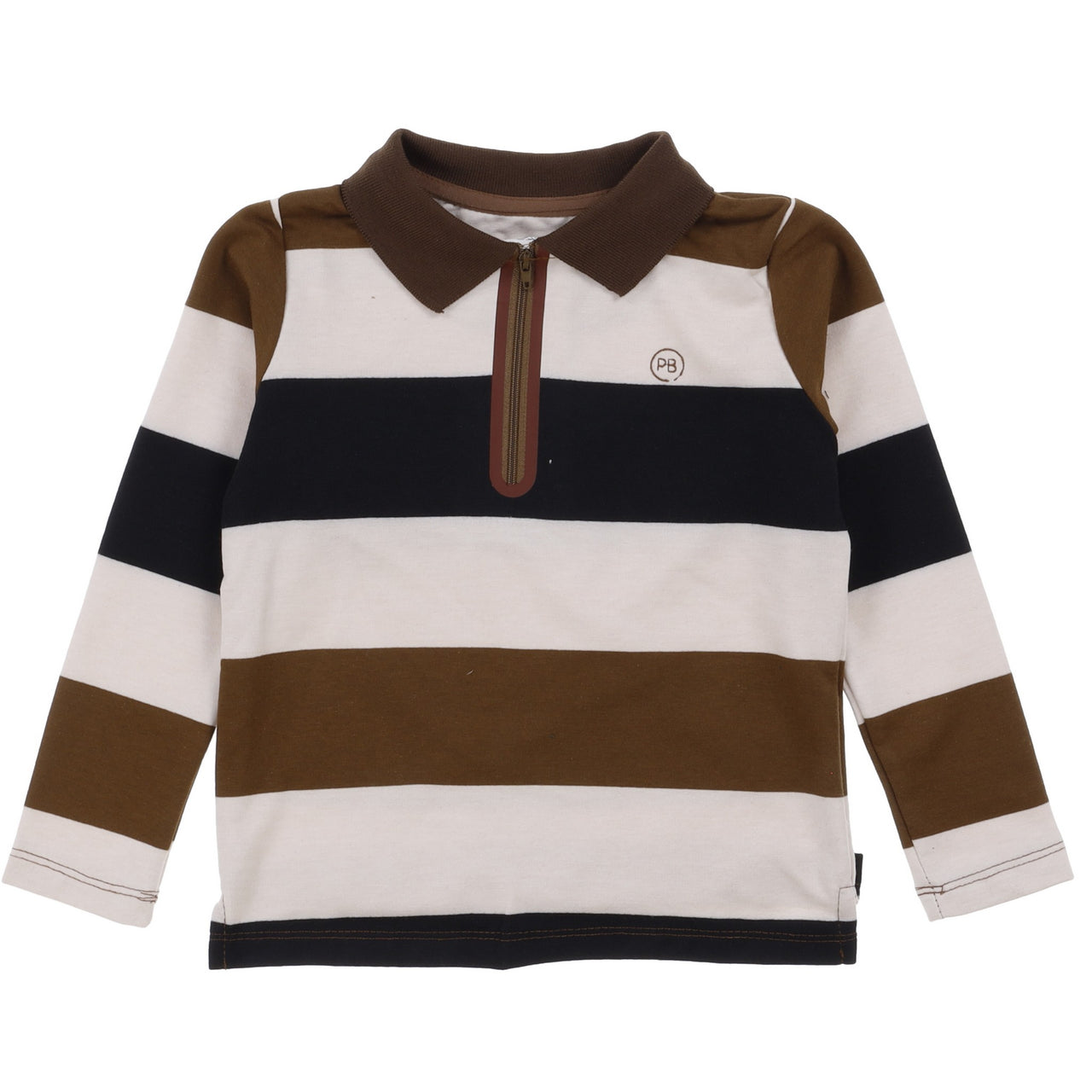 Striped French Polo